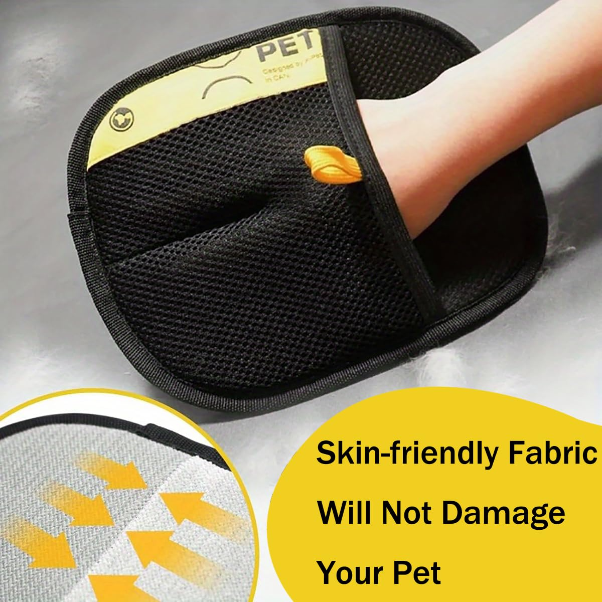 King store™ PetPal Pro – Static Grip Hair Removal Glove for Furniture, Clothes