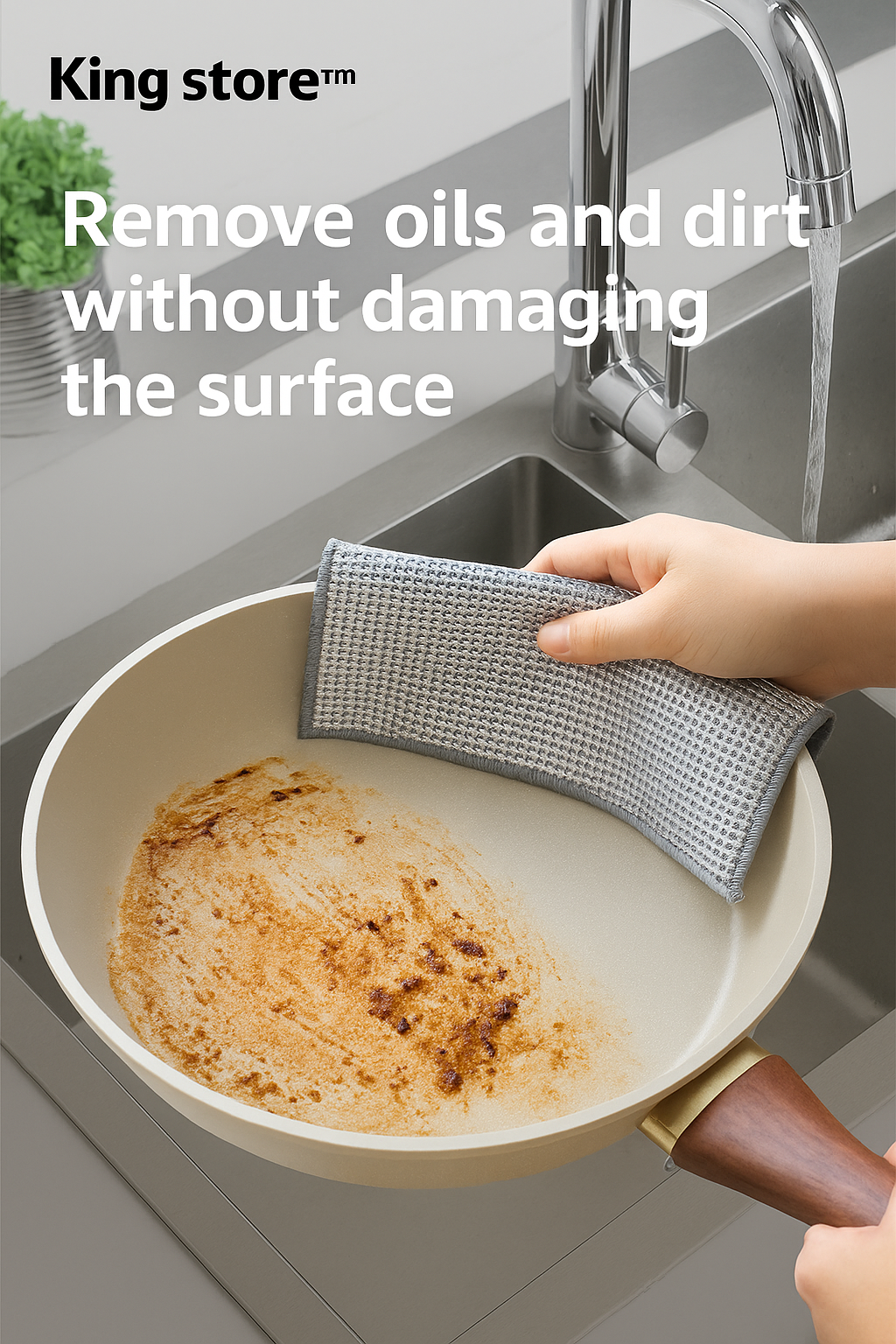 KingStore™ – Ultra-Clean Scratch-Free Steel Wire Dish Cloths