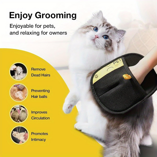 King store™ PetPal Pro – Static Grip Hair Removal Glove for Furniture, Clothes