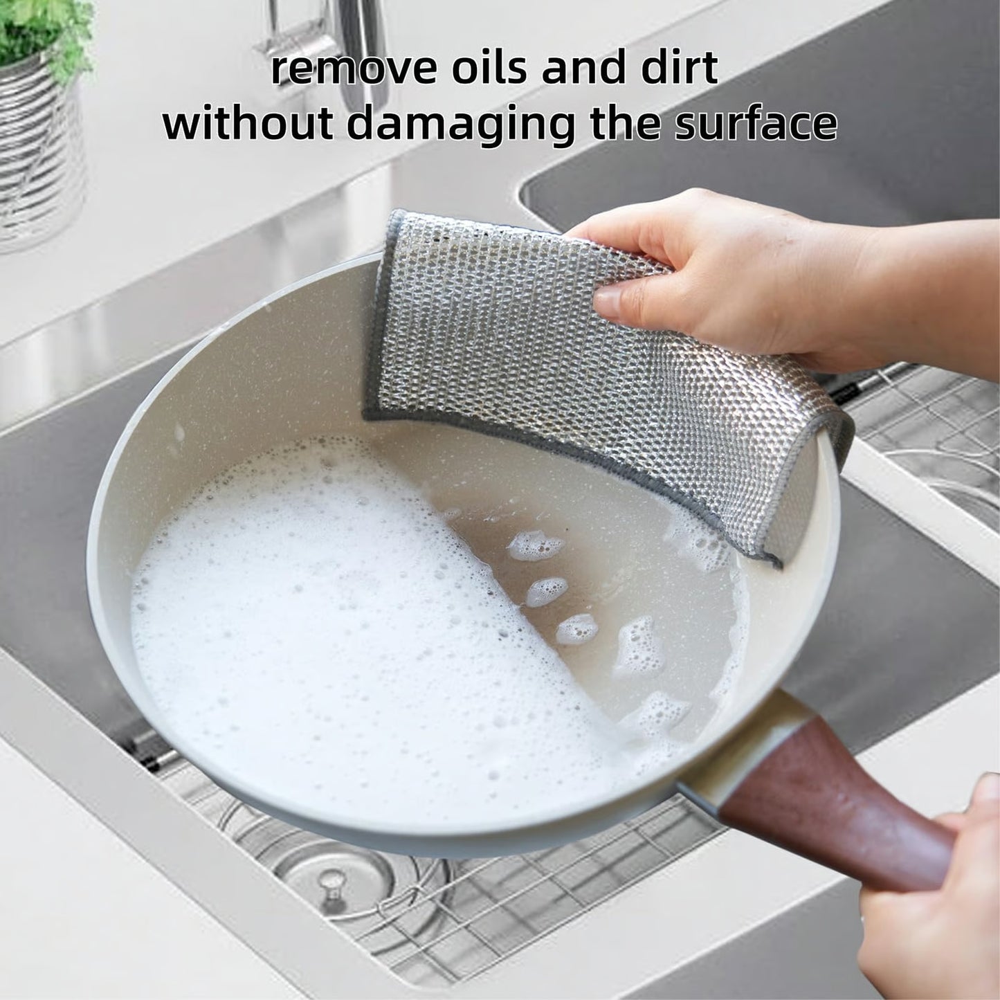 KingStore™ – Ultra-Clean Scratch-Free Steel Wire Dish Cloths