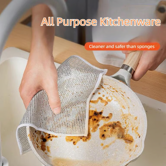 KingStore™ – Ultra-Clean Scratch-Free Steel Wire Dish Cloths